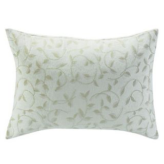 Leaves Pattern Jacquard Decorative Pillow Cover