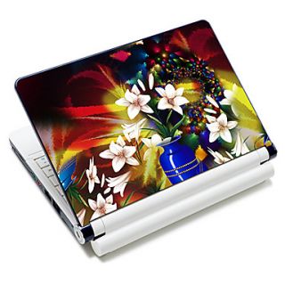 Flowers Pattern Laptop Protective Skin Sticker For 10/15 Laptop 18372(15 suitable for below 15)