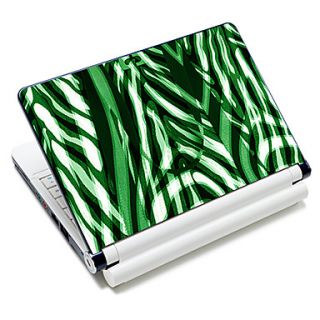 Green Stripe Pattern Laptop Protective Skin Sticker For 10/15 Laptop 18652(15 suitable for below 15)