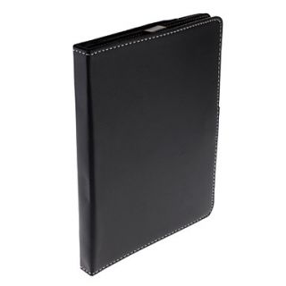 Black Synthetic Leather Computer Keyboard Cover for 9.7 Inch Tablet