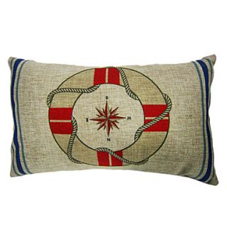 Modern Direction Cotton/Linen Decorative Pillow Cover