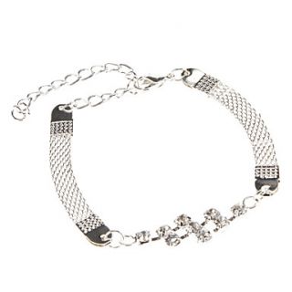 9 Diamond Sterling Silver Bracelet