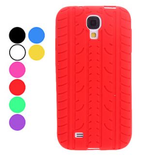 Tire Design Soft Case for Samsung Galaxy S4 I9500 (Assorted Colors)