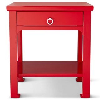 HAPPY CHIC BY JONATHAN ADLER Crescent Heights 20 Nightstand, Red