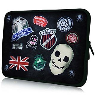 Lots of BadgesPattern Nylon Material Waterproof Sleeve Case for 11/13/15 LaptopTablet