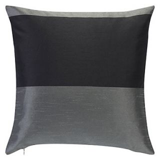 Stylish Black Jacquard Polyester Decorative Pillow Cover