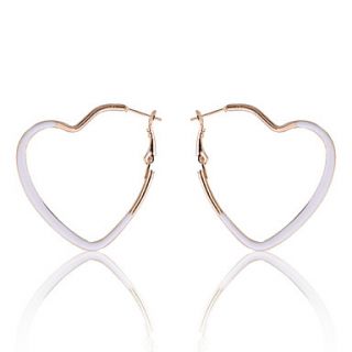Color Alloy Heart Pattern Earrings(Assorted Colors)