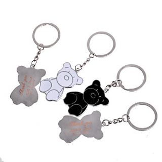 Personalized Key Ring   Bears (Set of 6 Pairs)
