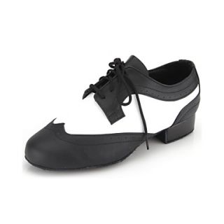 Mens Leather Lace up Modern / Ballroom Dance Shoes
