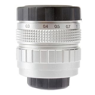 35mm F1.7 CCTV Lens on Micro 2/3 C (Silver)