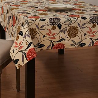Country Style Floral Printing Cotton Table Cloth