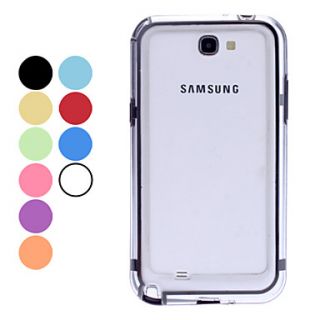Plastic Bumper Frame Case for Samsung Galaxy Note 2 N7100 (Assorted Colors)