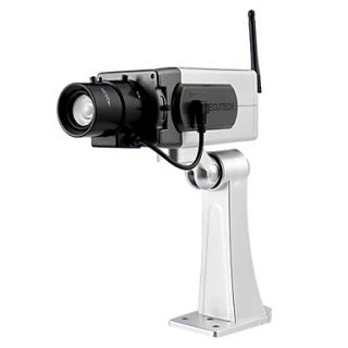 Wireless Gun Dummy Fake Mottion Security Camera LED