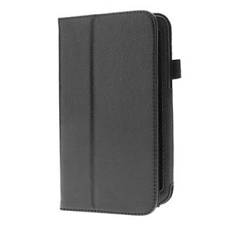 Litchi Grain PU Leather Case with Stand for Samsung Galaxy Tab 3 P3200
