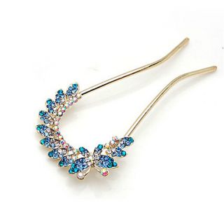Fashion Alloy with Crystal Wedding/Daily Hairpins(More Colors)