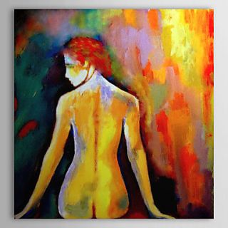 Hand Painted Oil Painting People Nude with Stretched Frame 1306 LS0287
