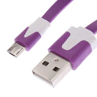 USB Charging Cable and Micro USB V8 Port for Samsung Galaxy S4 I9500 and others (Assorted Colors)