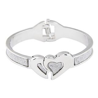 Simple Love Design Alloy Womens Bracelet(More Colors)