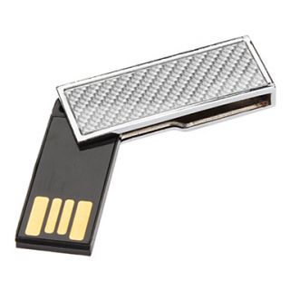2GB Metal Mini 3D Grid Pattern USB Flash Drive