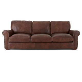 Kingston 96 Leather Sofa, Cocoa