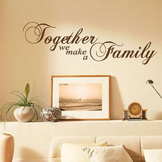 Together We Make Family Wall Sticker