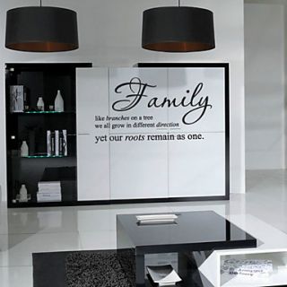 Family Like Branches on the Tree Wall Sticker