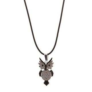 Fashionable Man Owl Necklace Titanium Steel Necklace