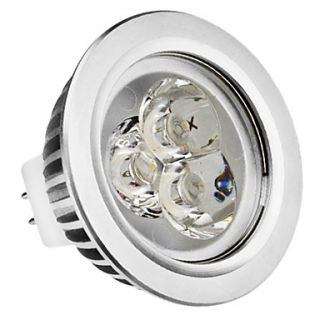 MR16 3W 210 250LM 5800 6500K Natural White Light LED Spot Bulb (12V)