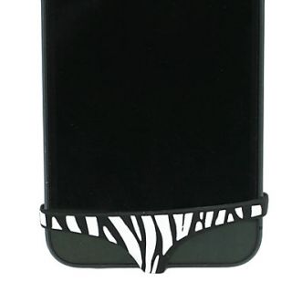 Zebra stripe Bikini Pattern Button Cover for iPhone 4/4S/5