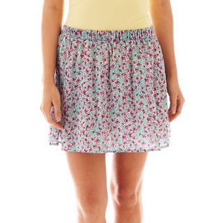 Flippy Skirt, Aqua Daisy