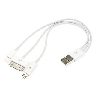 4 in one Cable for iPhone/iPad/iPod and Others (30pin, 8pin, Micro USB)