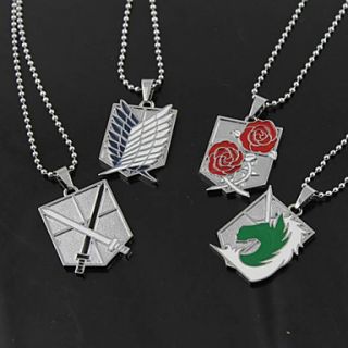 Cosplay Necklace Inspired by Attack on Titan Training Corps/Stationed Corps/Recon Corps/Military Police