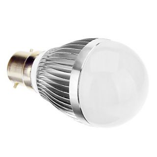 B22 6W 6000K Cool White Light LED Ball Bulb (85 265V)