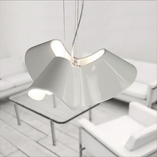 Characteristic Artistic 3 Light Pendant with Screwy Shade