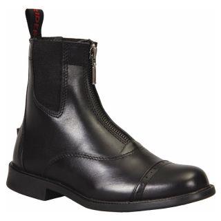 TuffRider Ladies Baroque Front Zip Paddock Boots Black   3037 95, 9.5 Boot