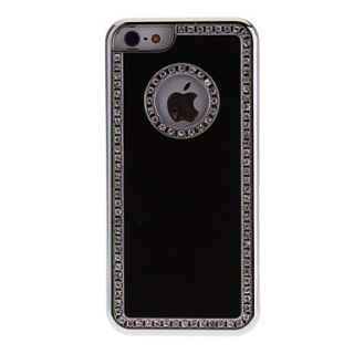 Diamond Look Brushed Aluminum Hard Case with Luxurious Chrome for iPhone 5C (Optional Colors)