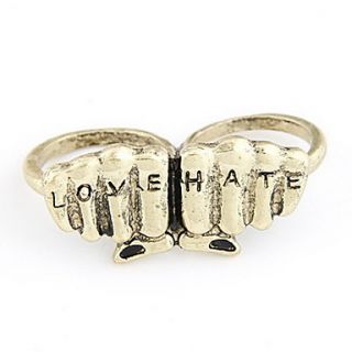 Fashion Alloy Butterfly Shaped Womens Rings