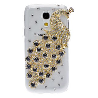 Bling Bling Peacock Design Hard Case with Rhinestone for Samsung Galaxy S4 Mini I9190