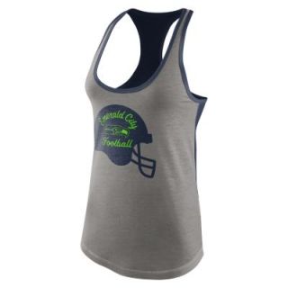 Nike Helmet (NFL Seattle Seahawks) Womens Tank Top   Dark Grey Heather