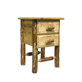 Montana Woodworks® Glacier Country 2 Drawer Nightstand MWGCN2DN