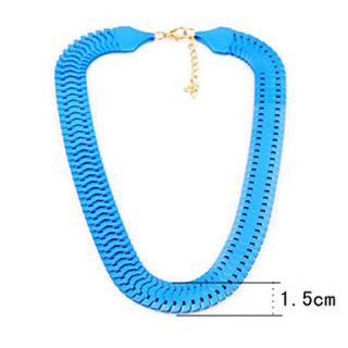 European and American candy color chain clavicle short chain necklace N933 ~ N938