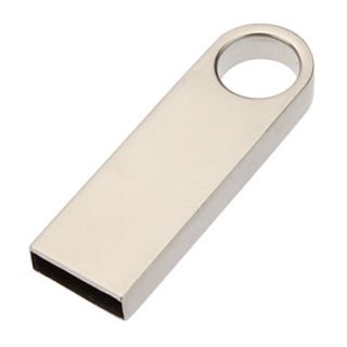 2GB Minimalist Stainless Steel Geometric Design USB Flash Drive