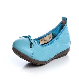 Comfortable Leather Flat Heel Flats with Bowknot Casual Shoes(More Colors)