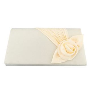 Beautiful Satin With Waterproof Fabric And Flower Special Occasion Evening Handbags/Clutches