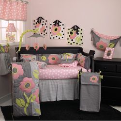 Cotton Tale Poppy 8 piece Crib Bedding Set