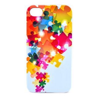 Joyland Colorful Puzzle Pattern Back Case for iPhone 4/4S