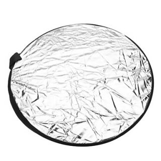 Round 5 in 1 Folding Large Flash Reflector Board   5 Colors (56cm Diameter)