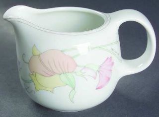 Hutschenreuther Calypso Creamer, Fine China Dinnerware   Pink,Purple&Yellow Flow