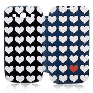 Classics Love Heart Leather Case for Samsung Galaxy S3 I9300