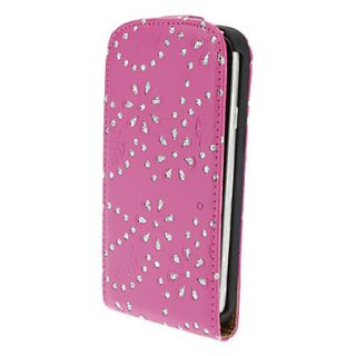 Glitter Flower Pattern Full Body Case for Samsung Galaxy S3 I9300 (Assorted Colors)